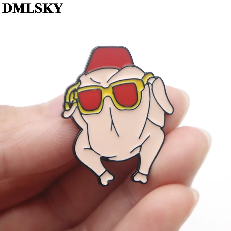 DMLSKY Friends ТВ шоу Турция брошь мультфильм эмаль шпильки для женщин мужчин рюкзак