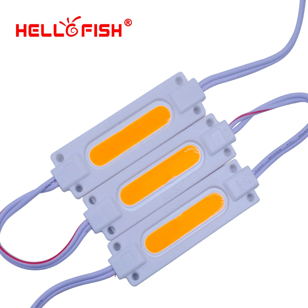 Светодиодные модули Hello Fish 20 шт. 12 В постоянного тока 7020 светодиодов рекламные