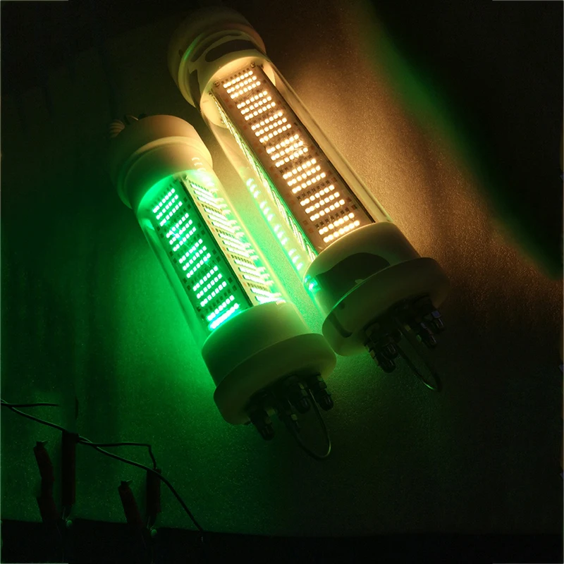 Goede 140 W 12 V DC LED Vissen Licht Dimbare Onderwater Vissen Aantrekken Licht Met 5 M Kabel