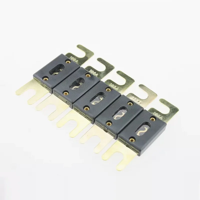 

5PCS/Pack 80A 100A 150A 200A 250A 300A Golden Plated Car Audio ANL Blade Fuse