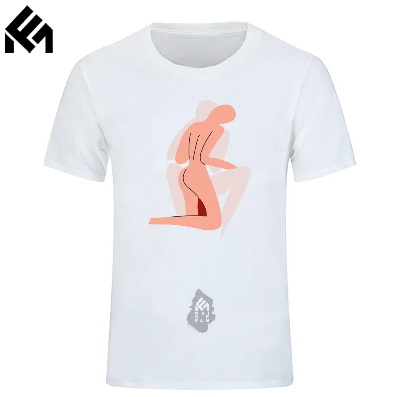 Пикантные мужские и женские футболки S-XXL круглым вырезом короткий рукав Одежда
