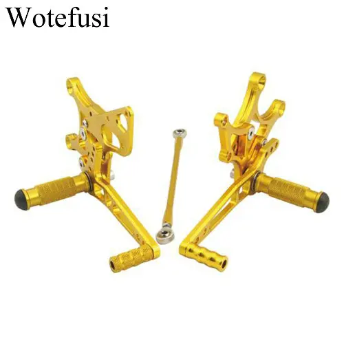 

New Motorcycle Rear Adjustable Footrest Foot pegs For Kawasaki ZX-6R 2007 2008 [TT04]