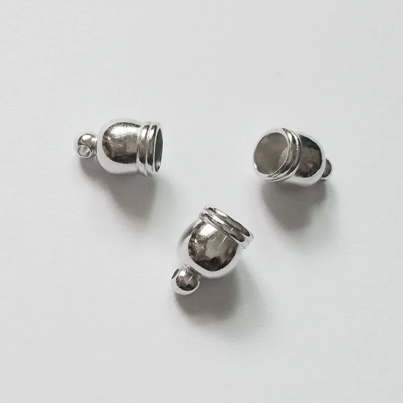 Кожаные обжимные шнуры с кисточками кожаные застежки для ювелирных изделий