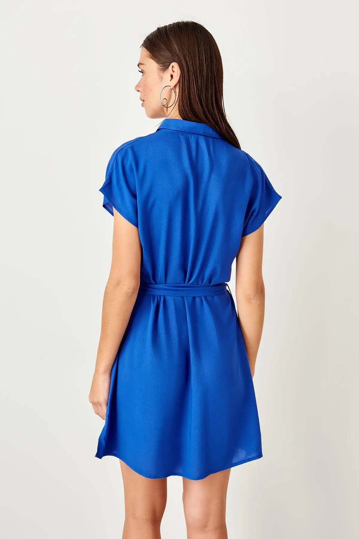 Trendyol Saks Kemerli/платье TWOSS19EL0151 | Женская одежда
