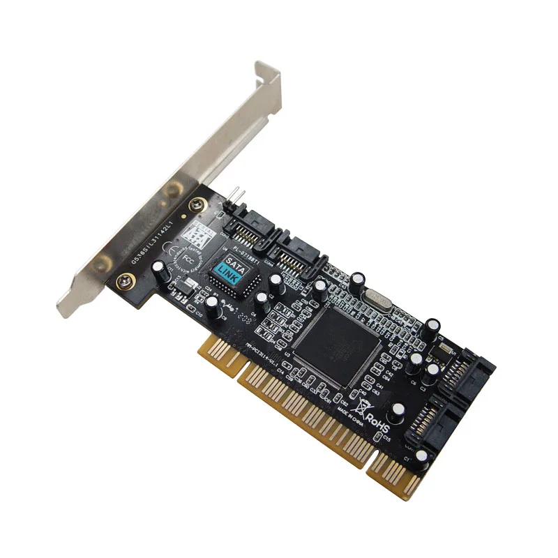 PCI до 4 порт sata карты расширения Silicom изображение 3114 Чипсет Поддержка 3 ТБ HDD с