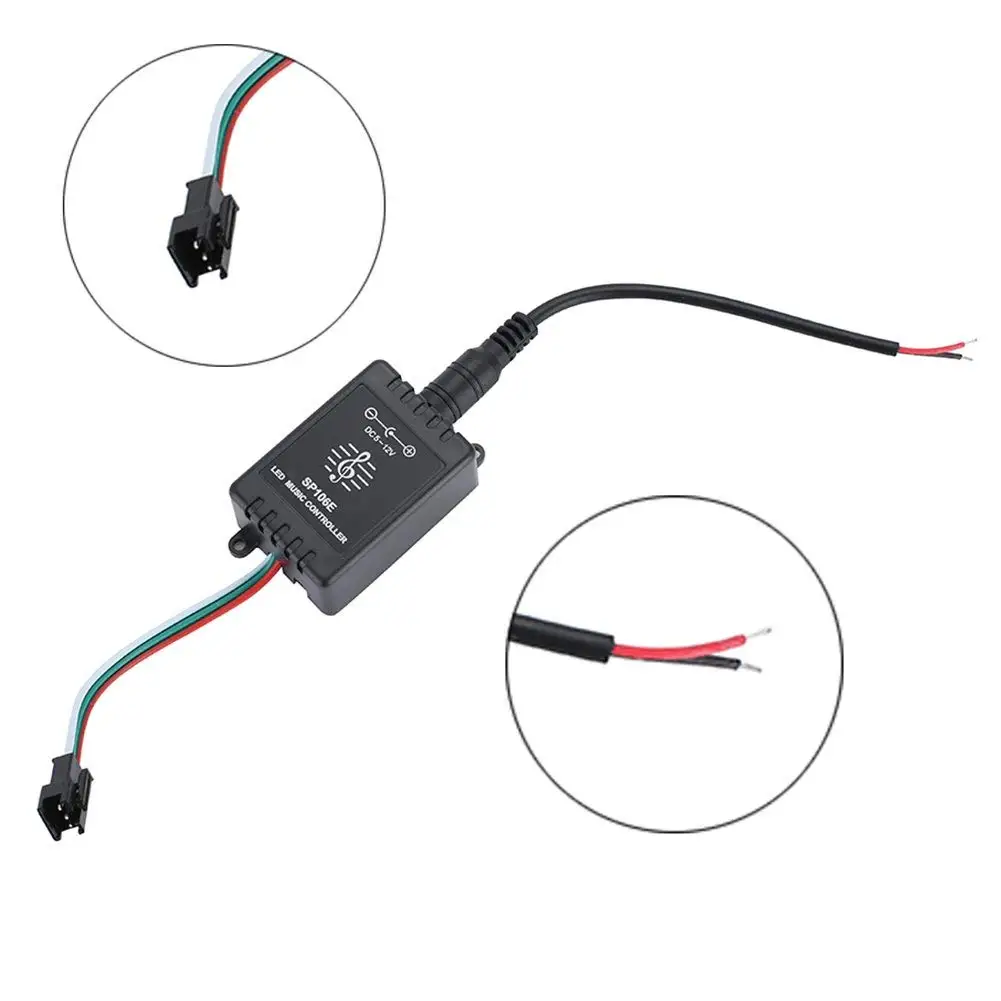 SP106E 9Key LED Красочный музыкальный контроллер DC5-12V для WS2811 WS2812B Светодиодная лента RGB