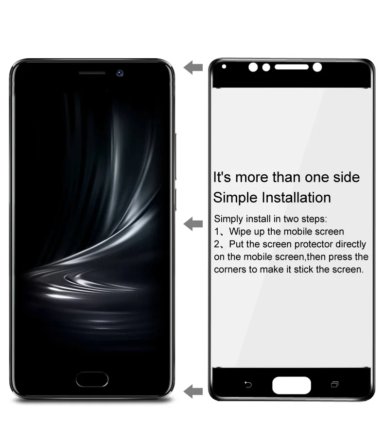 Imak Amazing 9H 2.5D Защита экрана для Asus Zenfone 4 Max ZC520KL полное покрытие из закаленного стекла для Asus Zenfone 4 Max 5," дюймов