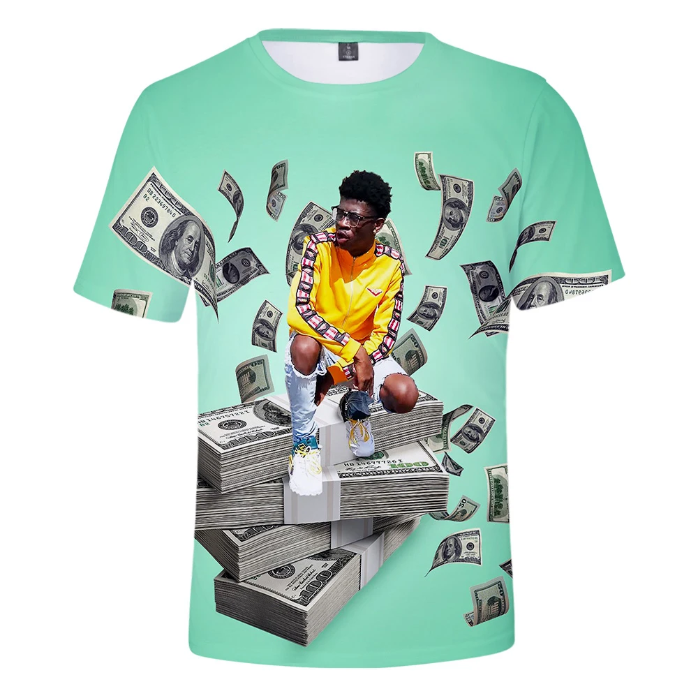 Новинка 2019 футболка Rapper Lil Nas X с 3D рисунком альбома песни старого города
