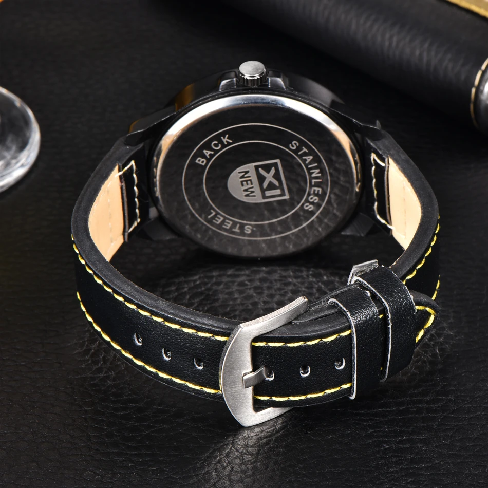 Мужские кварцевые часы с лазерным окошком календарем и датой|watch brand|watch brand menwatch f |