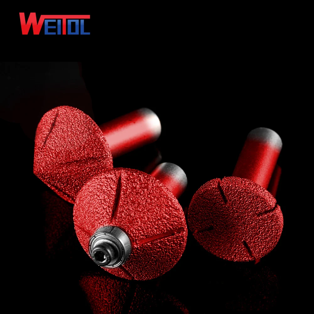 WeiTol 1 шт. Алмазная Наждачная каменная фреза Биты Классическая формовочная фреза с ЧПУ машина гравировальный инструмент для камня