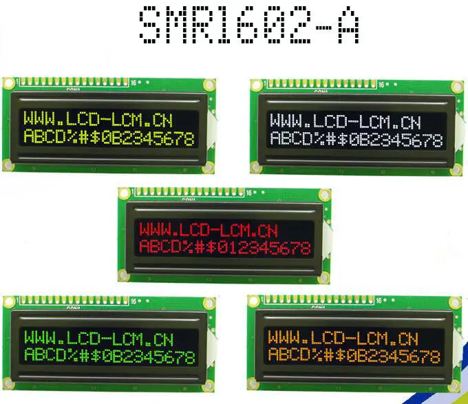 DIYERZONE 1 шт. LCD1602A дисплей может непосредственно заменить 1602 (черный фоновый экран)