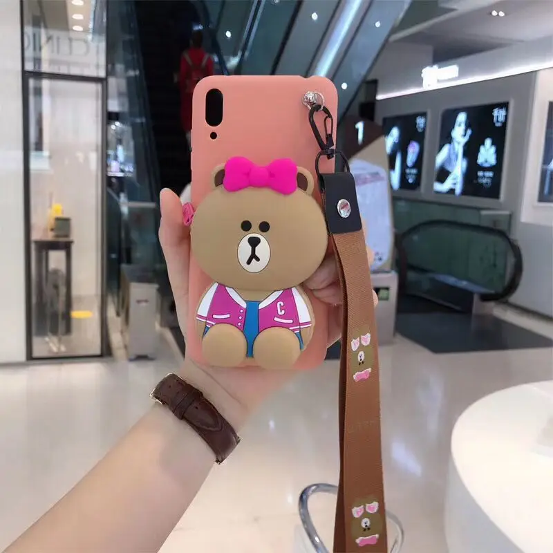 Мягкий чехол ORYKSZ с объемным мультяшным медведем Тоторо для Samsung Galaxy J710 J730 A9 Pro A5