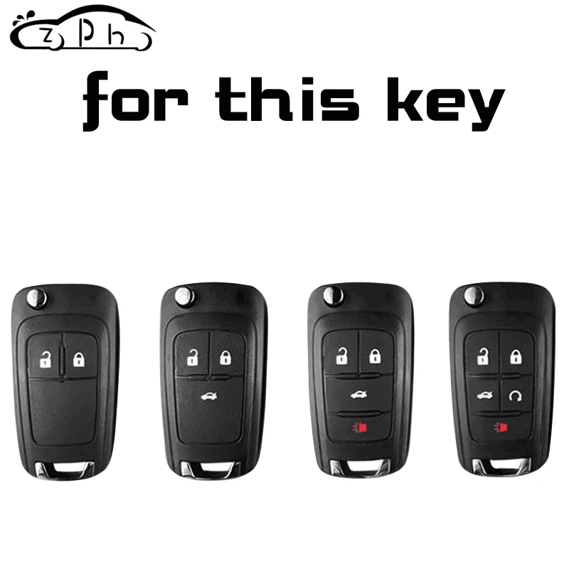 Автомобильный Стайлинг карбоновый чехол для ключей Chevrolet Cruze Aveo Trax Opel Astra Corsa Meriva