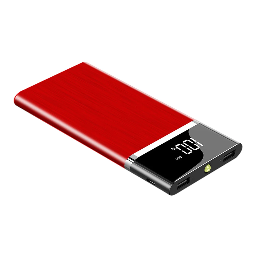 Большой емкости сплава мобильный источник питания с ЖК-дисплеем power Bank