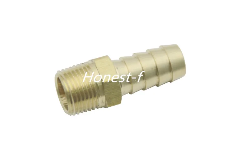 

Brass BSP Barbed Fitting Coupler / Connector 3/8" Male BSPP x 1/2"(12mm)Hose Barb Fuel Gas