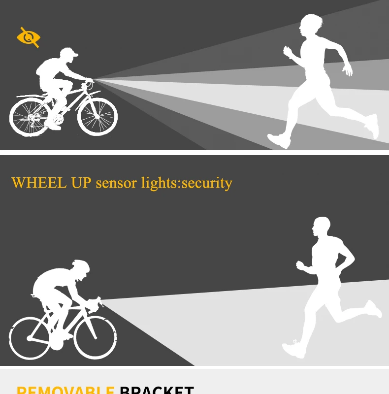 WHEEL UP 2017 LED USB Rechargeable Bike Light Front Bicycle Head-lights Waterproof MTB Road Cycling Flash-light Touch Night Safe | Спорт и