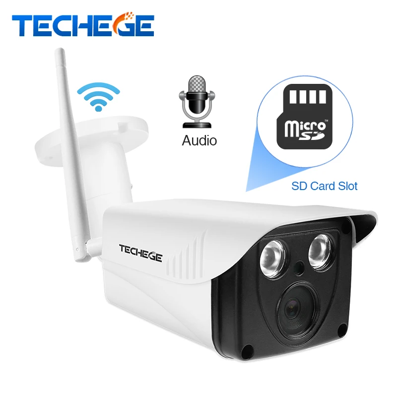 Techege 1080 P HD WI FI IP Камера 1.0MP 2.0MP аудио запись обнаружения движения Nignt Vision 720