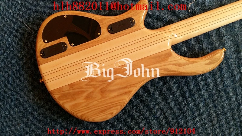 Бесплатная доставка Новый большой John 4 Strings раздували электрическая бас-гитара в