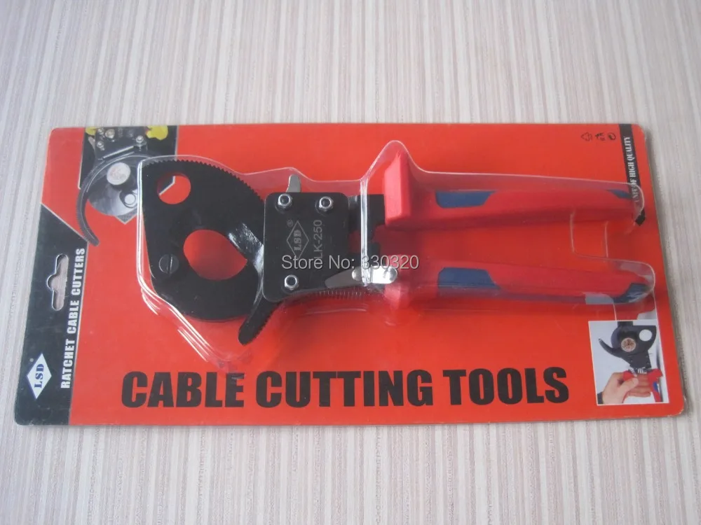 Электрический трещотка кабель резак для резки Cu/Al и провод Макс 240 мм2 LK-250