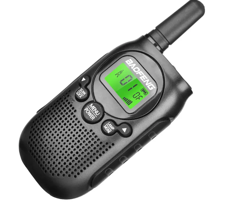 2pcs New item Baofeng BF-T6 Mini Wiress Walkie Talkie UHF Handheld Two Way Radio Communicator Transceiver For hotel barber's