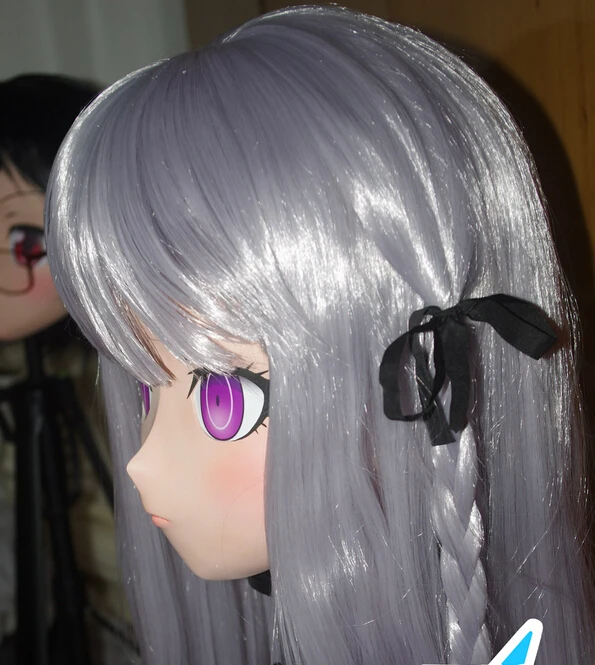 

(KM0901) Top Quality Handmade Female Resin Full Face Mask Cosplay Kirigiri Kyouko Mask Kigurumi Crossdresser Doll