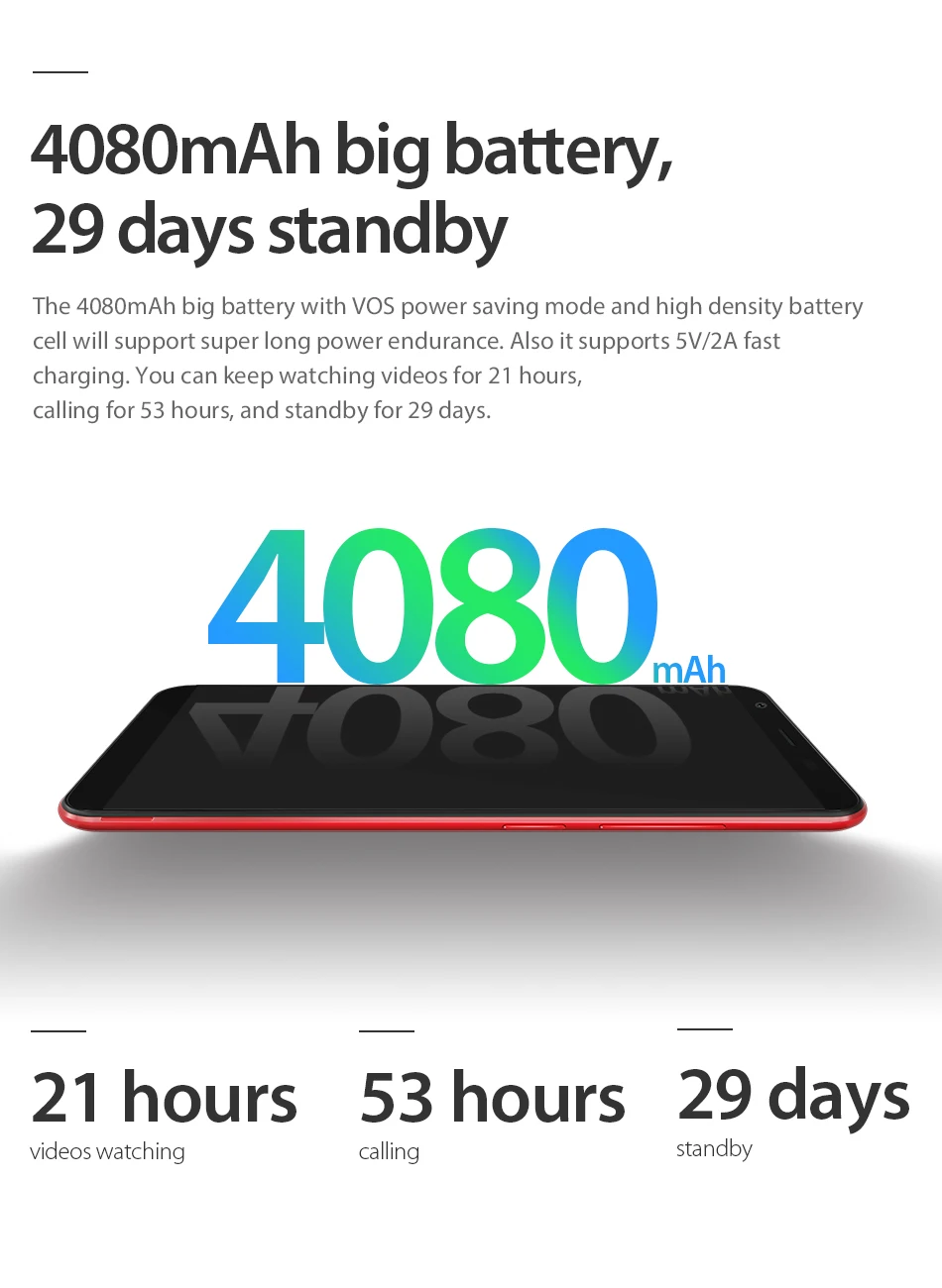 Смартфон Vernee T3 Pro 5,5 ''на весь экран, 3 Гб ОЗУ, 16 Гб ПЗУ, мобильный телефон, Android 8,1, MTK6739, четырехъядерный, 4080 мАч, 4G LTE, мобильный телефон