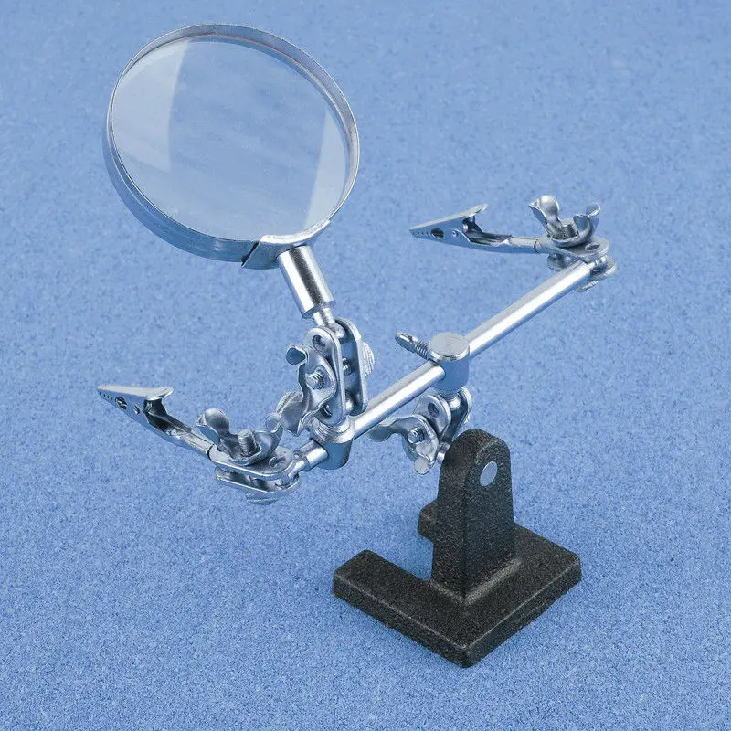 2 в 1 увеличительное стекло с зажимами | Инструменты