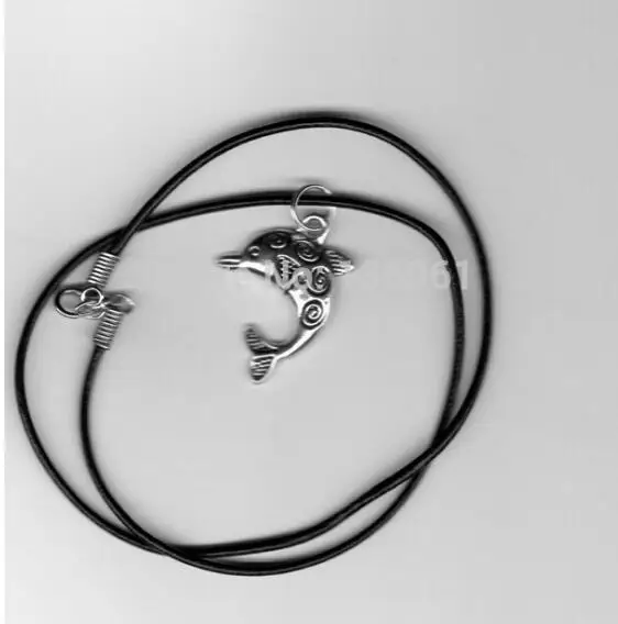 Винтажное серебряное ожерелье Hamsa of Fatima кулон Древо жизни кожаное с зубом