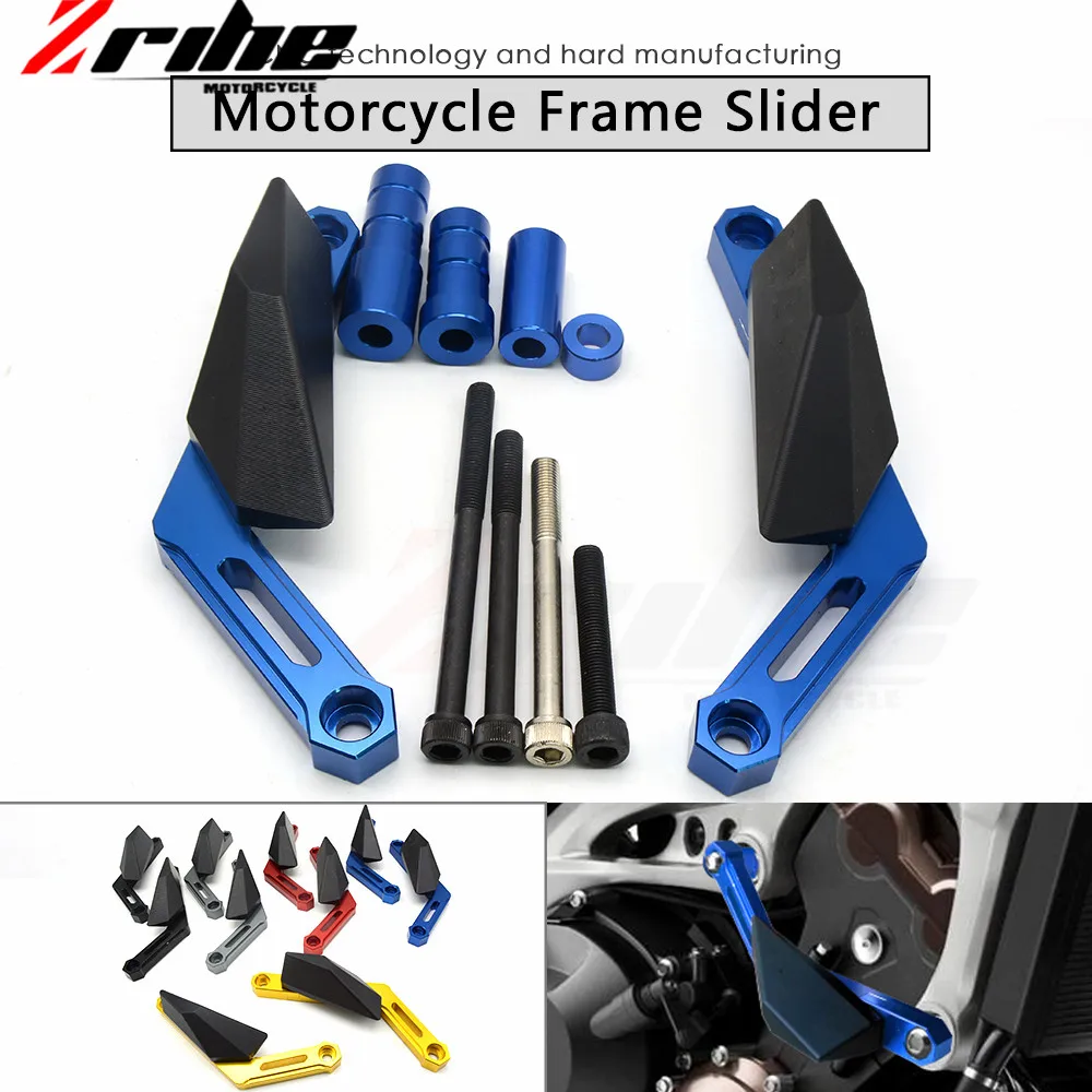 For Motorcycle Frame Sliders Crash Falling Protection Anti Protectors YAMAHA MT-09 MT09 TRACER FZ09 FJ09 2013 2014 201 | Автомобили и