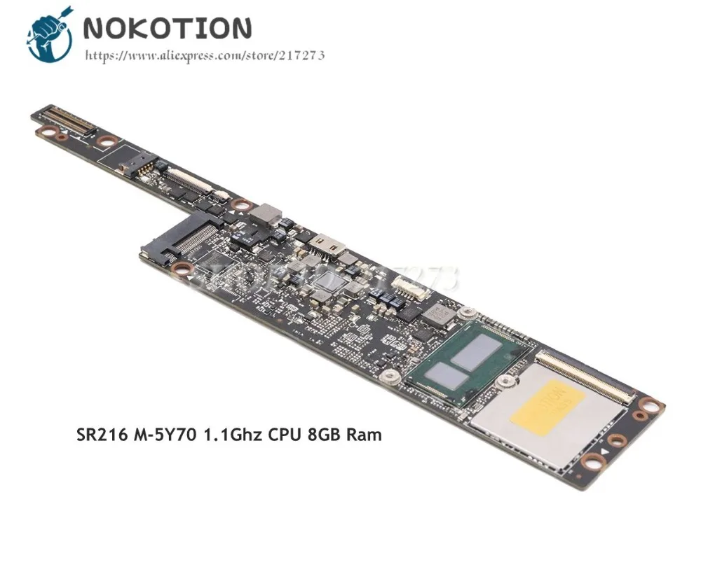 Материнская плата NOKOTION для Lenovo yoga 3 pro 1370 материнская ноутбука aiu2 5B20G97341 SR216 1 ГГц