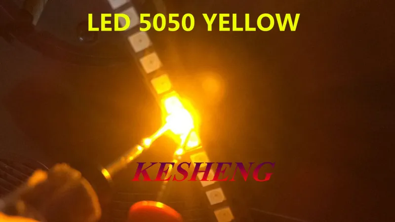 100 шт./5050 белый/теплый белый/синий/зеленый/красный/желтый SMD/SMT LED 5050 smd светодиодный