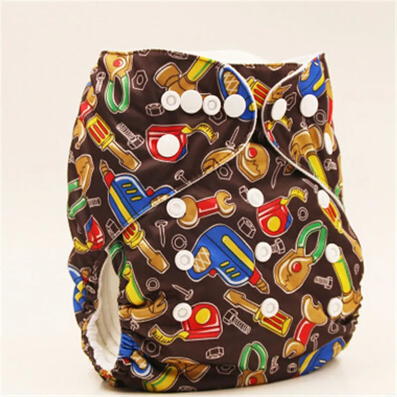 Водонепроницаемые подгузники Детские Модные тканевые регулируемый по размеру