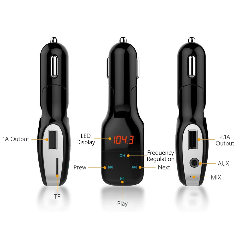 DDHAO Super Multi Функция автомобильные Hands Free fm передатчик Беспроводной Bluetooth MP3 аудио