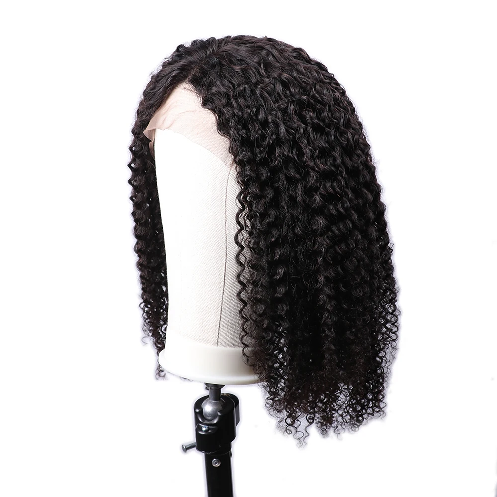 Mstoxic Brazilian Curly Lace Front Human Hair Wigs Pre Plucked For Black Women 130% Density Remy Wig | Шиньоны и парики