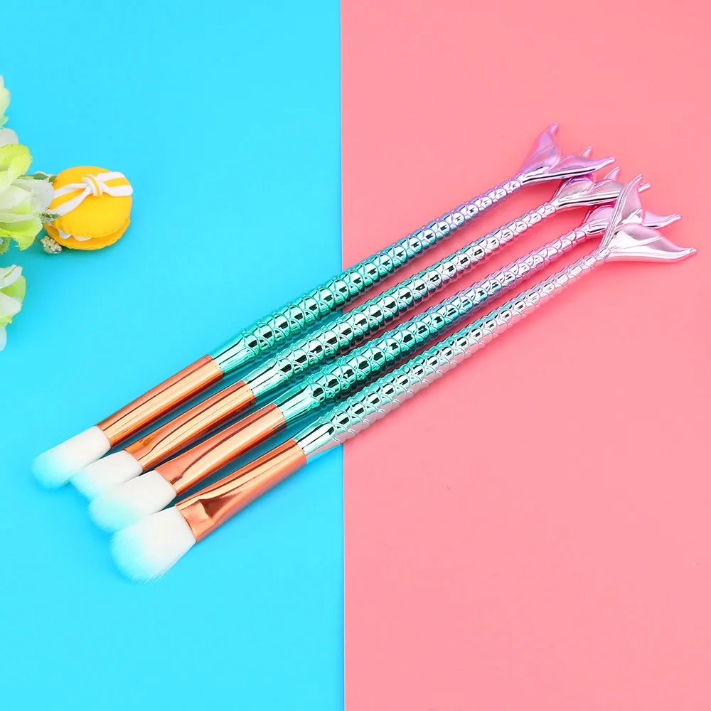 4 шт. кисти для макияжа основа pinceaux maquillage подводка бровей Набор румян
