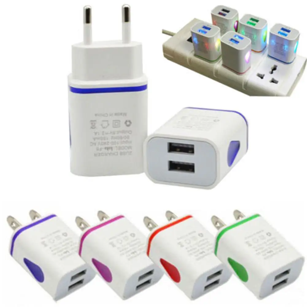 Универсальное USB зарядное устройство светодиодный для дома и путешествий