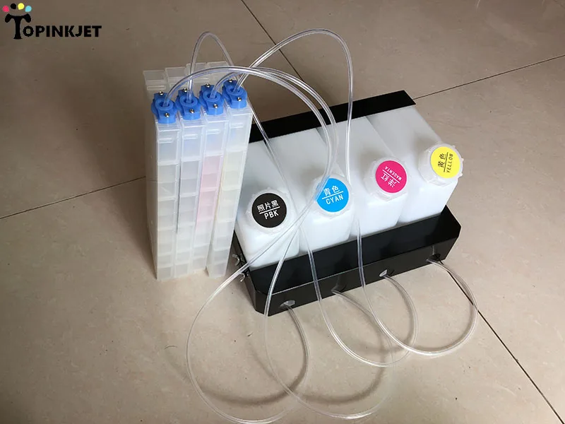 Вертикальный СНПЧ для системы непрерывной подачи чернил Mutoh 1614 Valuejet (4 резервуара
