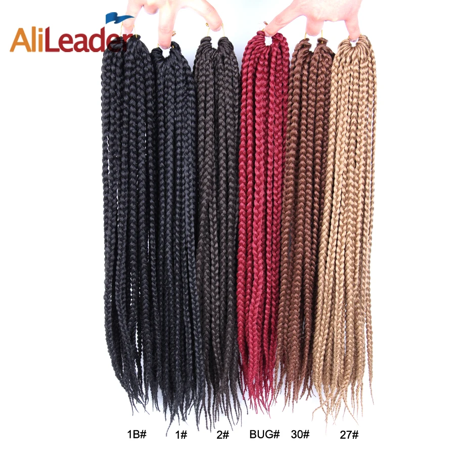 AliLeader 22 пряди 3X Pre Twist вязание крючком косички натуральные волосы 12 16 20 24 дюйма
