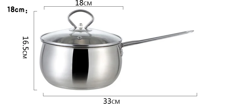 

Thickened double bottom stainless steel household soup pot gas cooker general