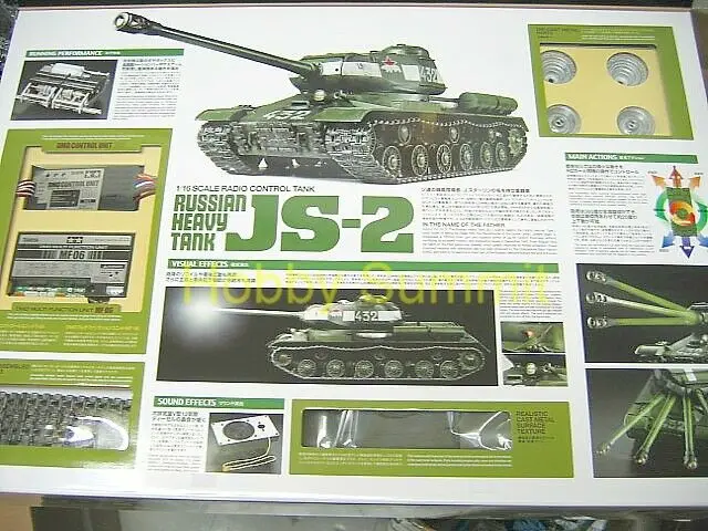 Тяжелый танк 56035 Tamiya 1/16 R/C Russian JS-2 вариант советский | Игрушки и хобби