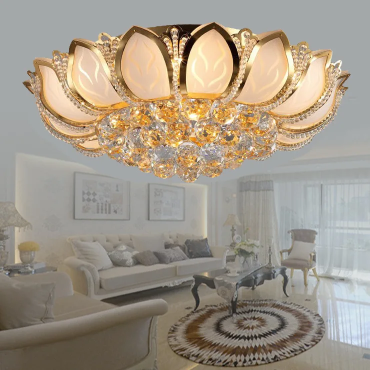 Plafondlamp plafonnier led современный потолочный светильник кристалл kristall deckenleuchte