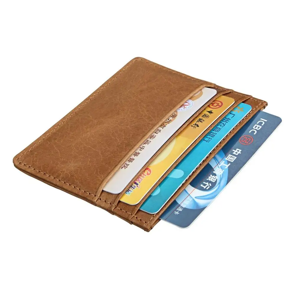 

Super Slim Soft Wallet 100% Sheepskin genuine leather mini credit card wallet purse card holders Men Wallet Thin Small !