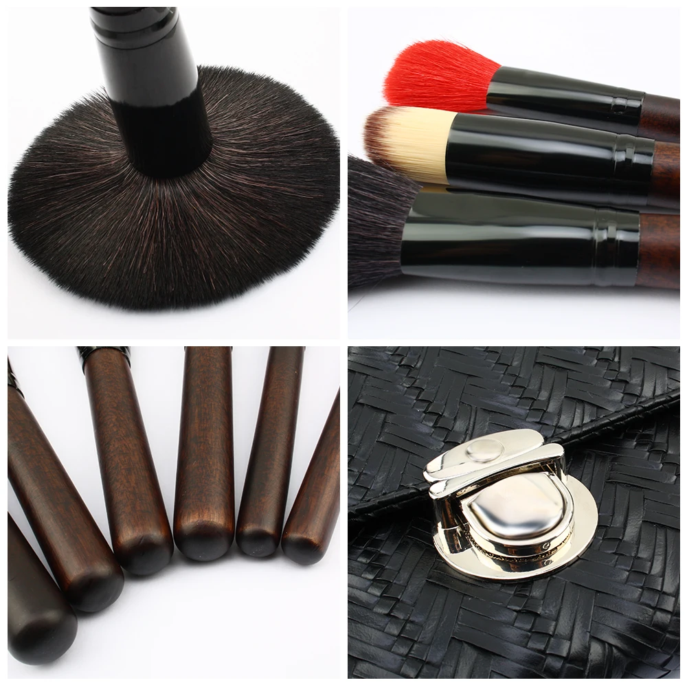 ISMINE Makeup Brush Set Powder Foundation 25Pcs Professional Face Eyeshadow Make Up Brushes Cosmetic Tool with Woven Bag | Красота и