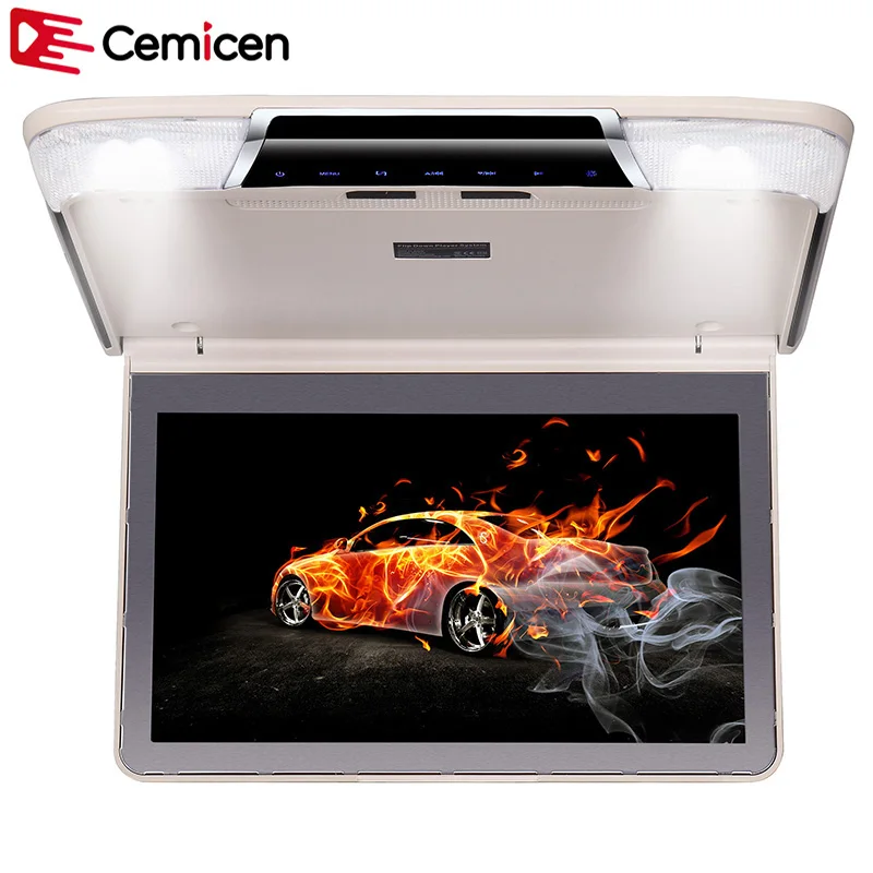Cemicen 11.6 Дюймовый Автомобильный Подвесной Монитор Video MP5 Плеер 1920*1080P Полноэкранный HD ЖК-экран ТВ HDMI AV USB SD IR FM-передатчик.