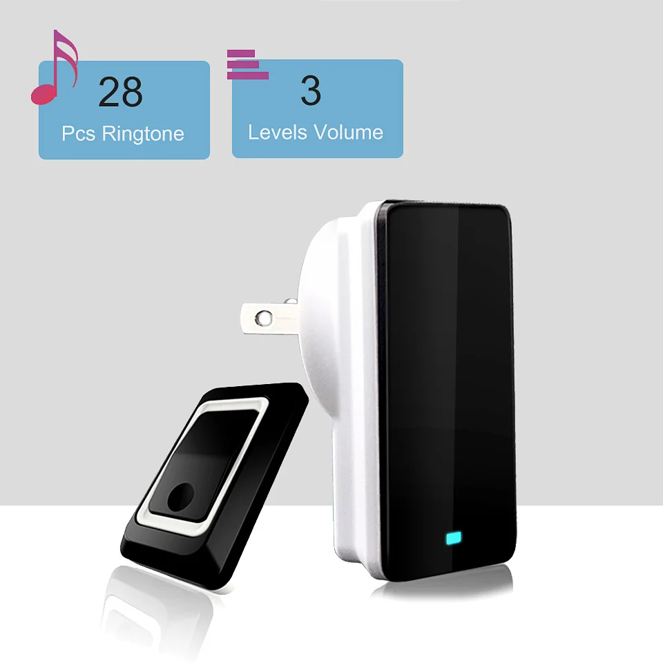 Оптовая продажа saful Водонепроницаемый светодиодный сенсорный дверной звонок