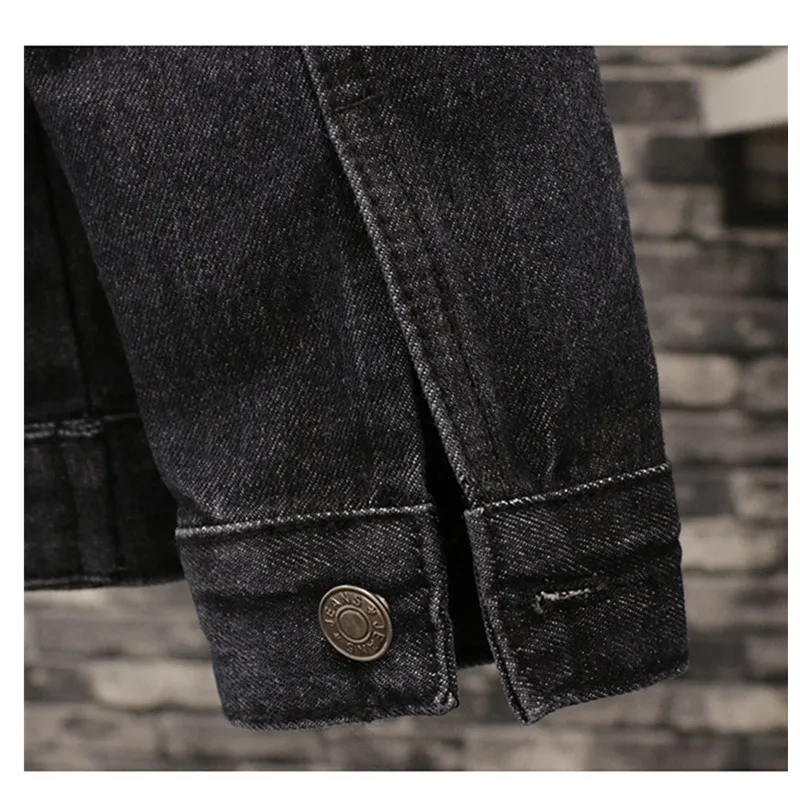 

2020 New Spring Autumn Women Black BF Loose Denim Jackets Single-breasted Long-sleeved Casual Jeans Jacket Female Basic Coats