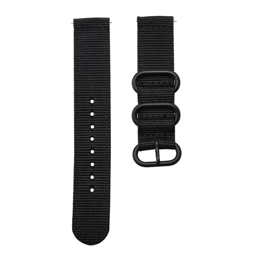 Для Amazfit Bip Amazfit Stratos 18 мм 20 мм 22 мм 24 мм нейлоновый ремешок Быстросохнущий ремешок для часов samsung Galaxy Watch Garmin Vivoactive3