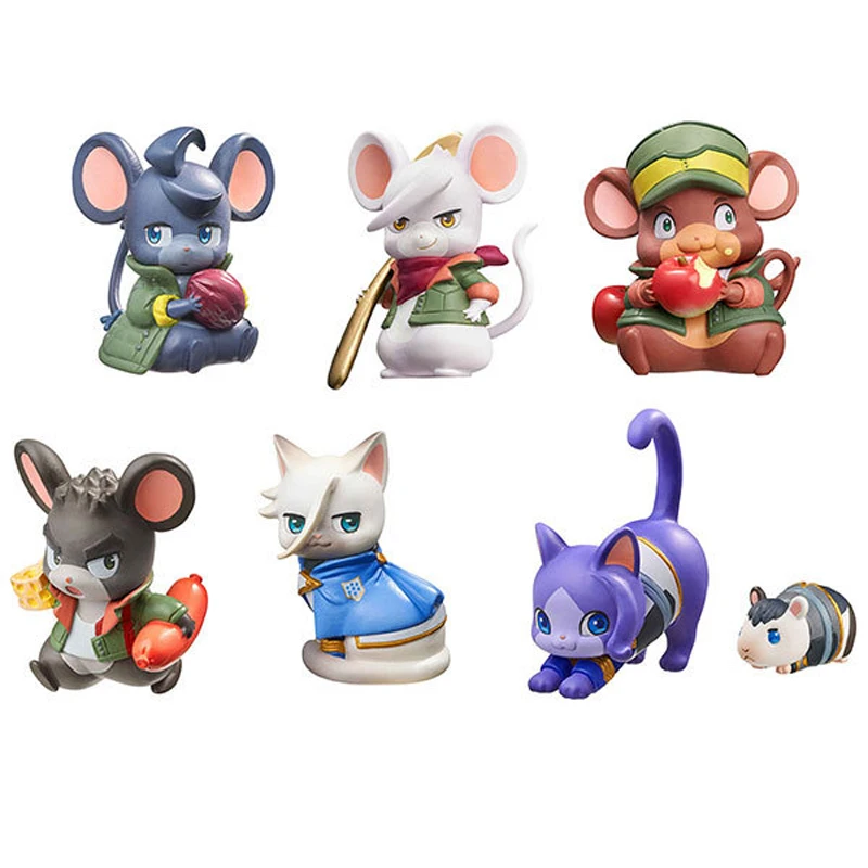 Экшн-Фигурка Кот и мышь из ПВХ 6 шт./компл. | Игрушки хобби