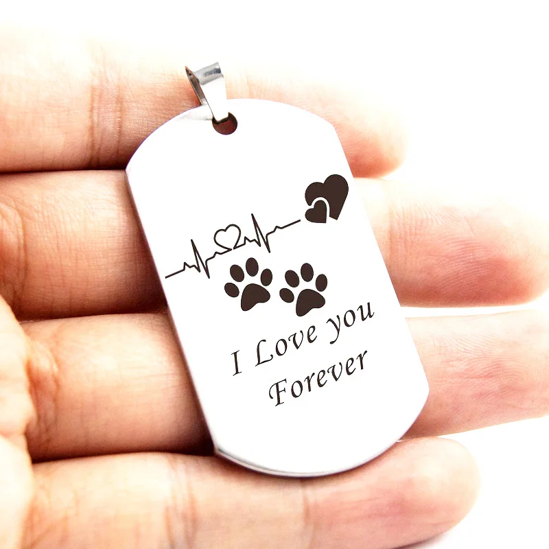 13 Style 40mmx24mm Tag Men Jewelry Stainless Steel Necklace Pendant High Polished Blank Dog Tags | Украшения и аксессуары