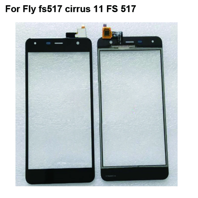 Сенсорная панель для Fly fs517 cirrus 11 FS 517 мобильный телефон сменные рассеиватели
